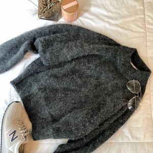 45% Rabbit Fur Crew Neck